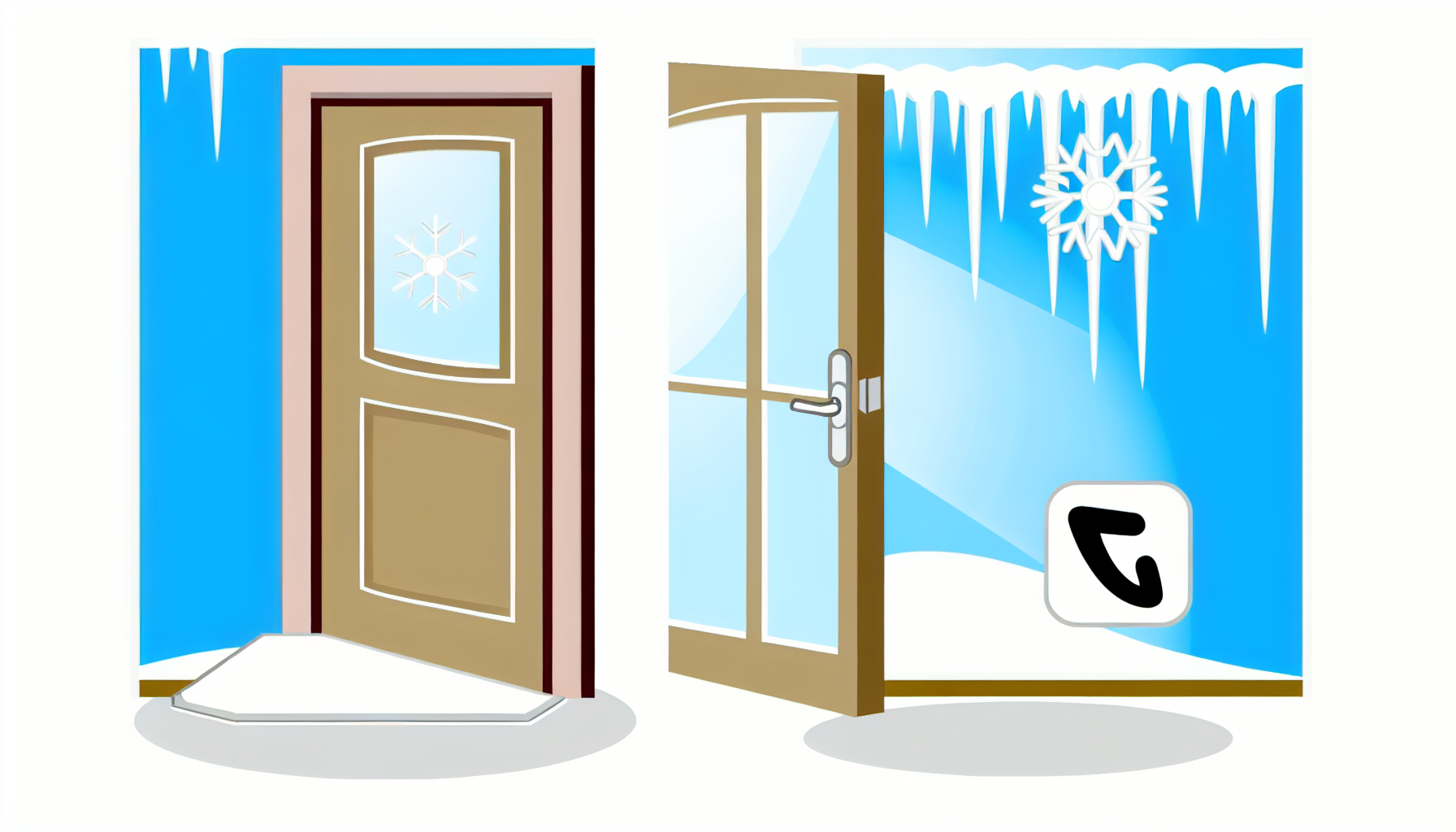 Openen van een voordeur in de winter,Openen van een voordeur in,Lees alles over het openen van een voordeur in de winter. Tips en uitleg van de slotenmaker.